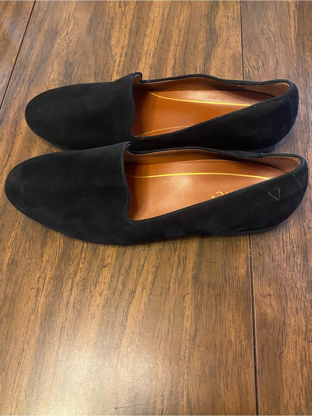 Vionic Black Suede Women’s Slip-On Loafers Shoes